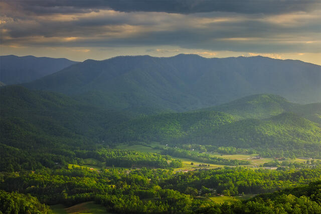 Last Light Over Caylor Gap print