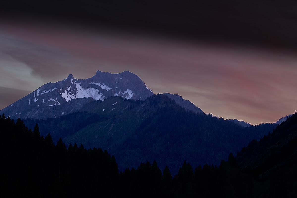 Example of halo artifact from over-processed local adjustment in landscape photography showing common editing mistake to avoid