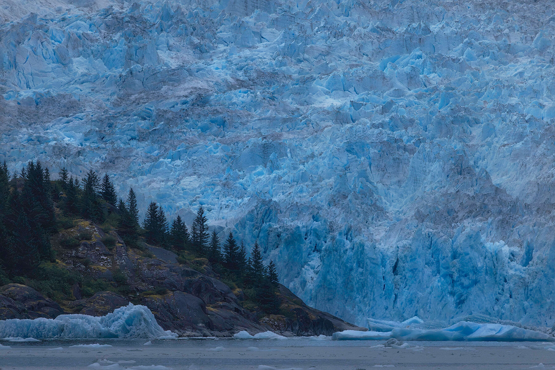 LeConte Glacier near Petersburg, Alaska, a landscape stop on day one of the Southeast Alaska wildlife photography tour