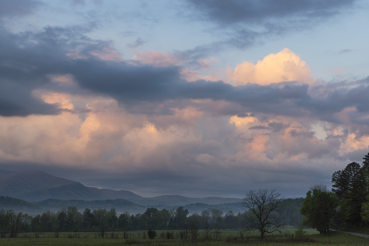 Landscape photograph shot at 50mm standard focal length demonstrating natural human eye perspective and balanced composition